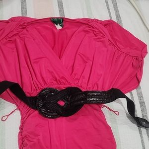 Nwot hot pink sexy summer dress